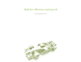Built for efficiency and speed
www.plumb5.com
 
