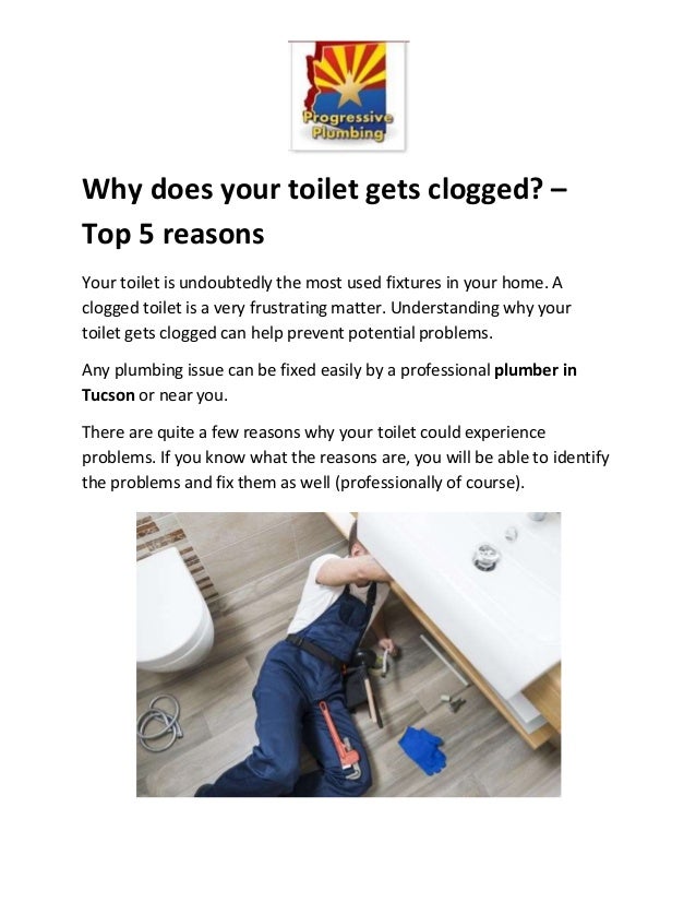 Why does your toilet gets clogged? Top 5 reasons