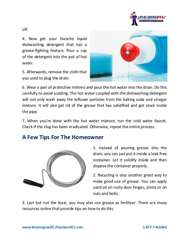 How To Unclog A Drain With Grease