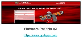 Plumbers Phoenix AZ
https://www.go4apes.com
 