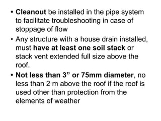 Stack With Clean Out PLUMBING.ppt.pdf EDUCATION FOR HOME ECONOMIC | PDF