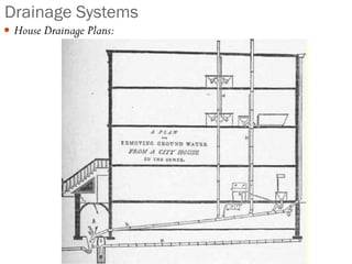 Drainage Systems
 House Drainage Plans:
 