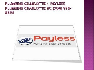 Plumbing Charlotte - Payless Plumbing Charlotte NC