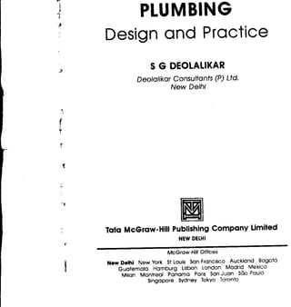 Plumbing design&amp; practice deolalikar