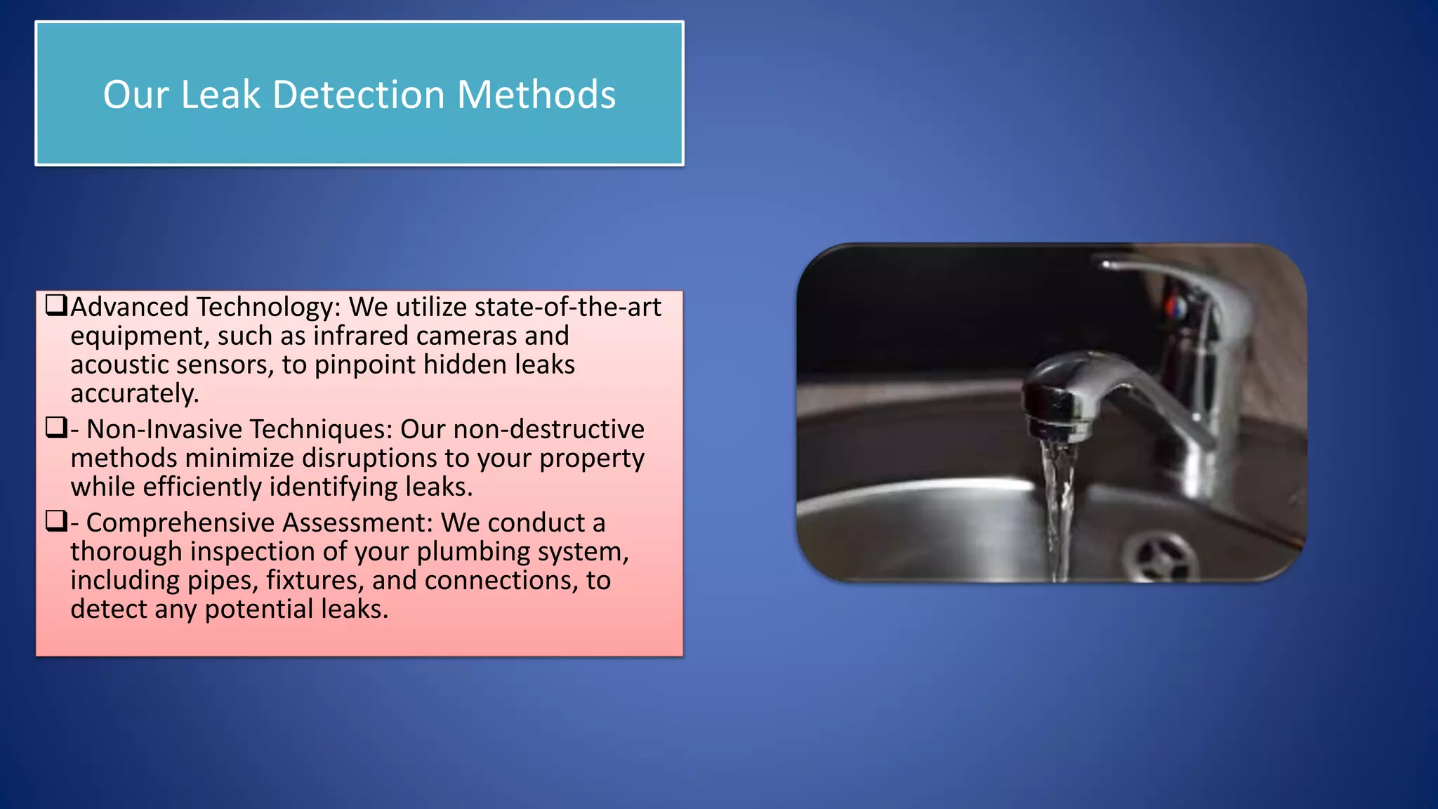 Plumbing Leak Detection in Tulsa, Identifying and Resolving Hidden