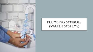 PLUMBING SYMBOLS
(WATER SYSTEMS)
 
