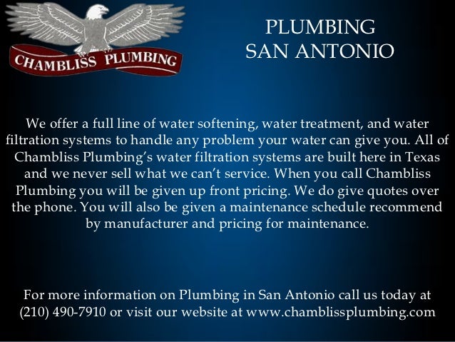 Chambliss Plumbing in San Antonio