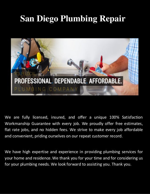 Plumbing san diego