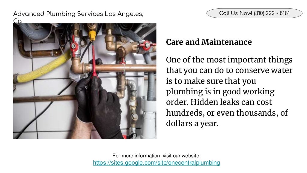 Plumbing Services Near Me Los Angeles, Ca One Central Plumbing