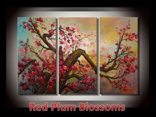 Red Plum Blossoms 