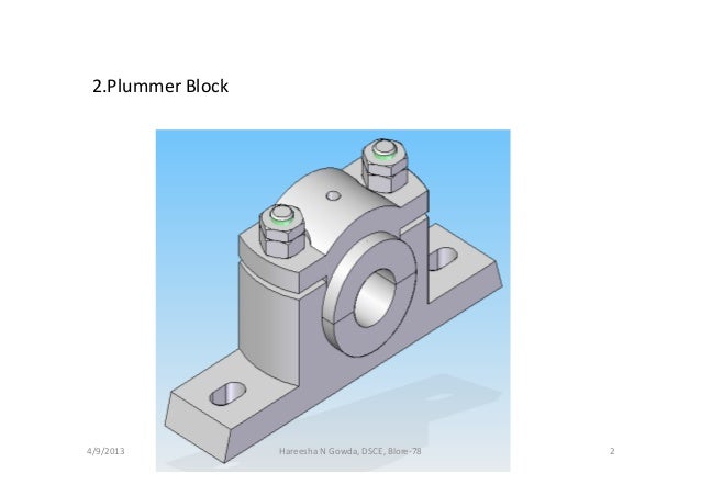 Assembly of Plummer block