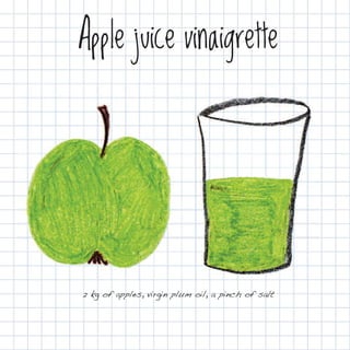 Apple juice vinaigrette




2 kg of apples, virgin plum oil, a pinch of salt
 