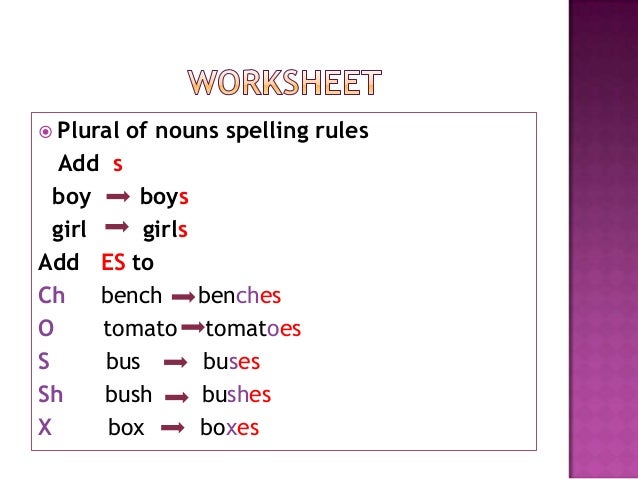 Plural forms