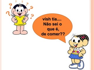 vish tia....
Não sei o
que é,
de comer??
 