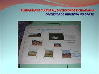 PLURALIDADE CULTURAL, DIVERSIDADE E CIDADANIA DIVERSIDADE INDÍGENA NO BRASIL 