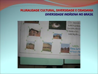 PLURALIDADE CULTURAL, DIVERSIDADE E CIDADANIA DIVERSIDADE INDÍGENA NO BRASIL 