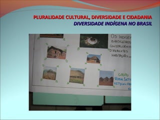 PLURALIDADE CULTURAL, DIVERSIDADE E CIDADANIA
               DIVERSIDADE INDÍGENA NO BRASIL
 
