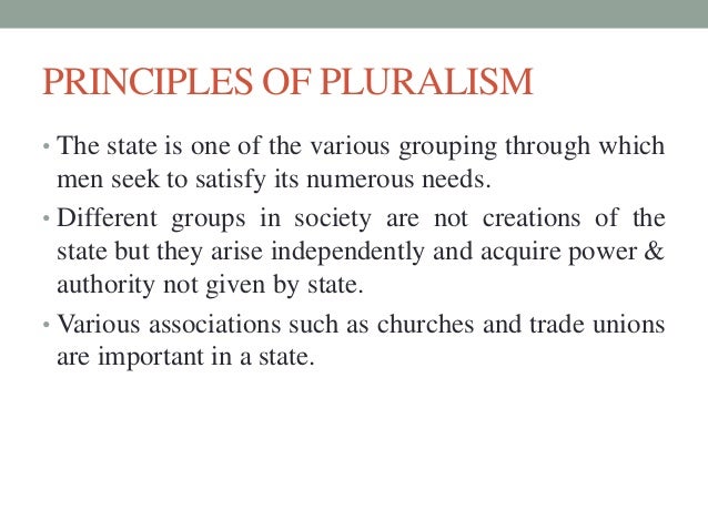 Pluralism Political Science