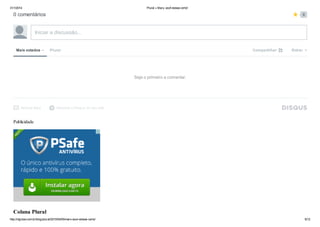 31/1/2014 Plural » Marx, você estava certo!
http://idgnow.com.br/blog/plural/2010/04/05/marx-voce-estava-certo/ 6/12
0 comentários
Iniciar a discussão...
Mais votados Plural EntrarCompartilhar
Seja o primeiro a comentar.
Assinar feed Adicione o Disqus no seu site
0
Publicidade
Coluna Plural
 