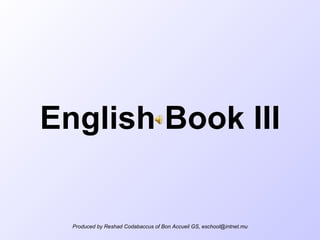 English Book III 