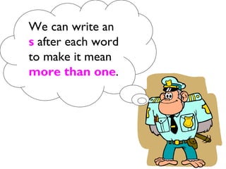 S An Example Plural 's' | PPT