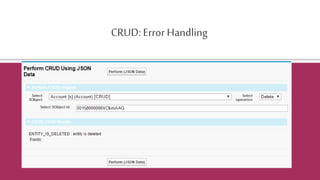 CRUD: Error Handling
 
