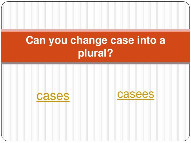 Plural tutorial