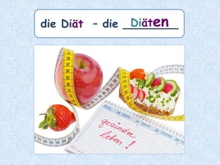 der Nachbar – die _________Nachbarn
 