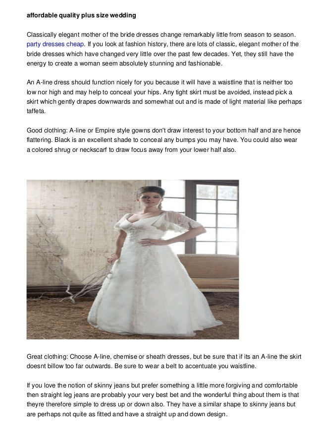Cheap Plus Size Bridal Dress