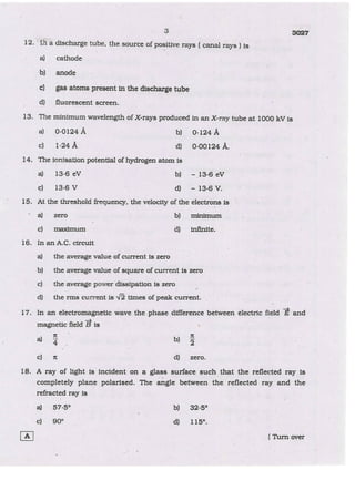 Plus2 physics-march-2009 (English)