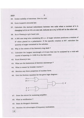 Plus2 physics-march-2009 (English)