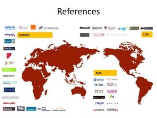 References

EUROPE                  USA




                 ASIA
 