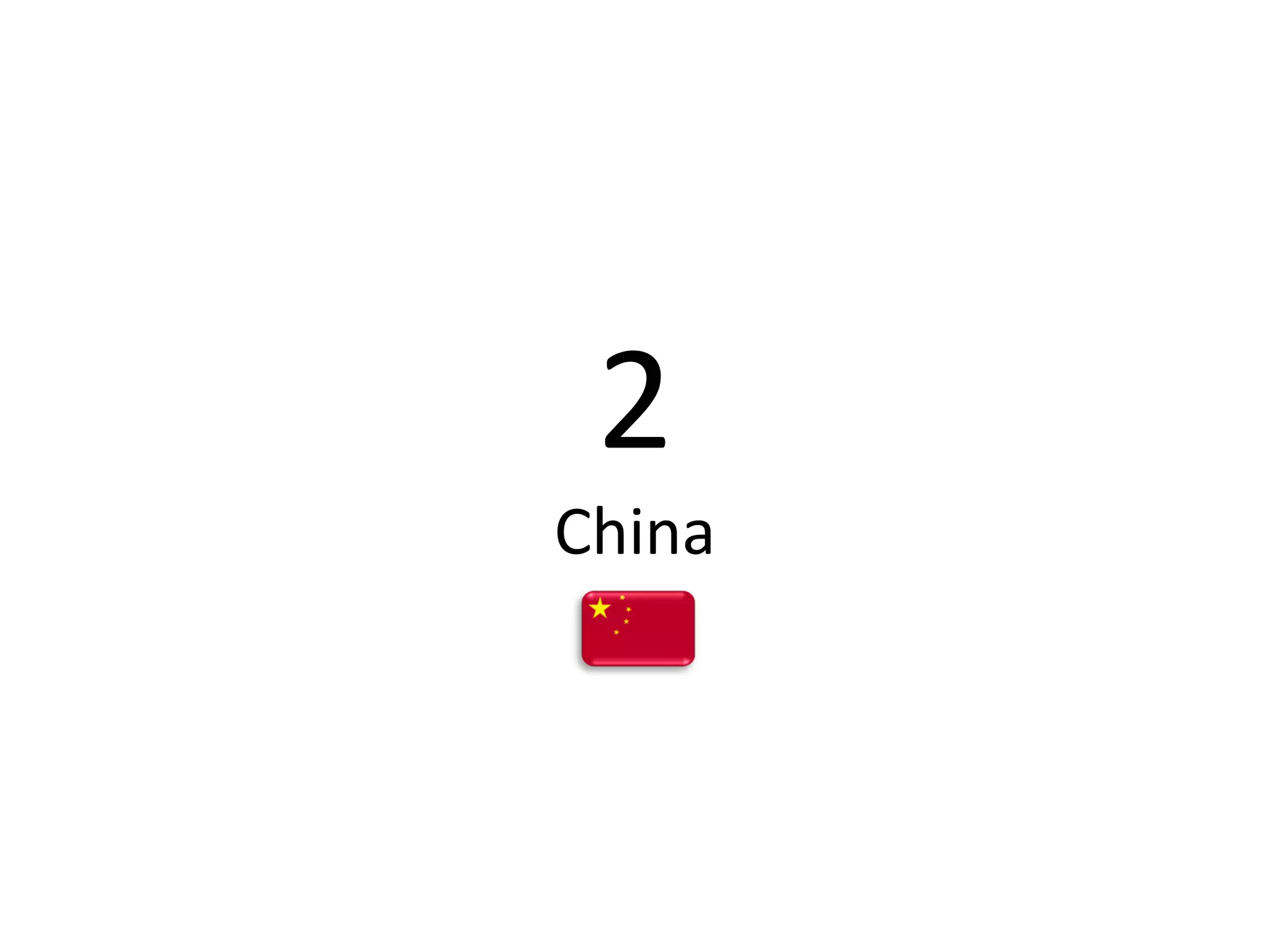2
China
 
