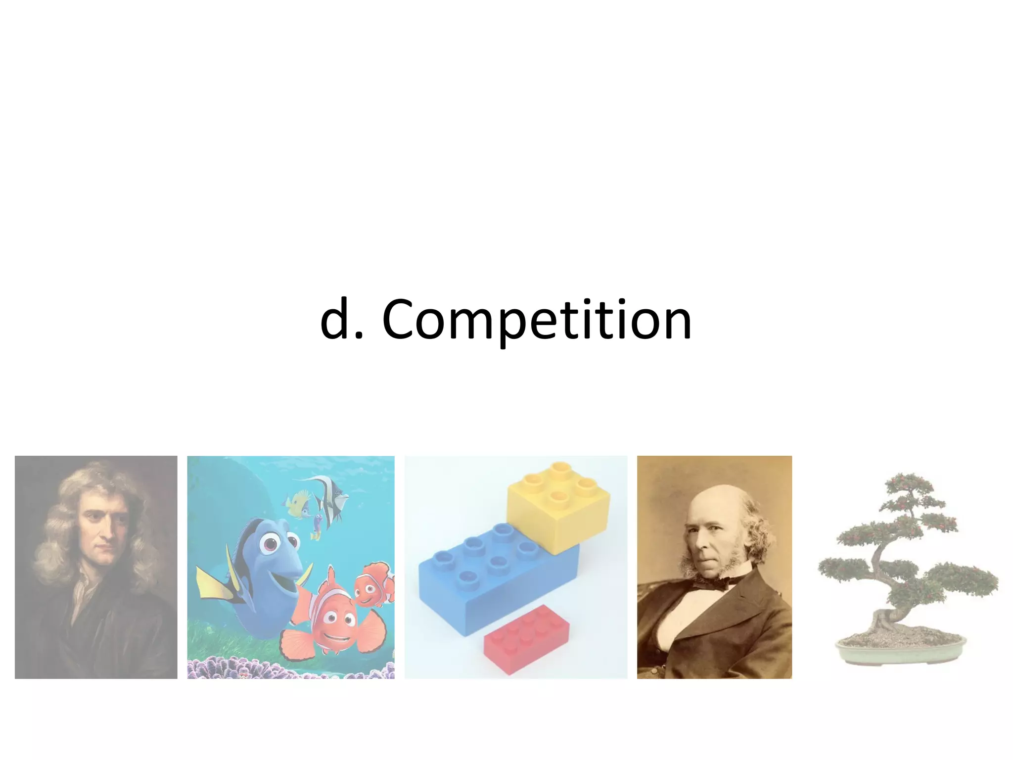d. Competition
 
