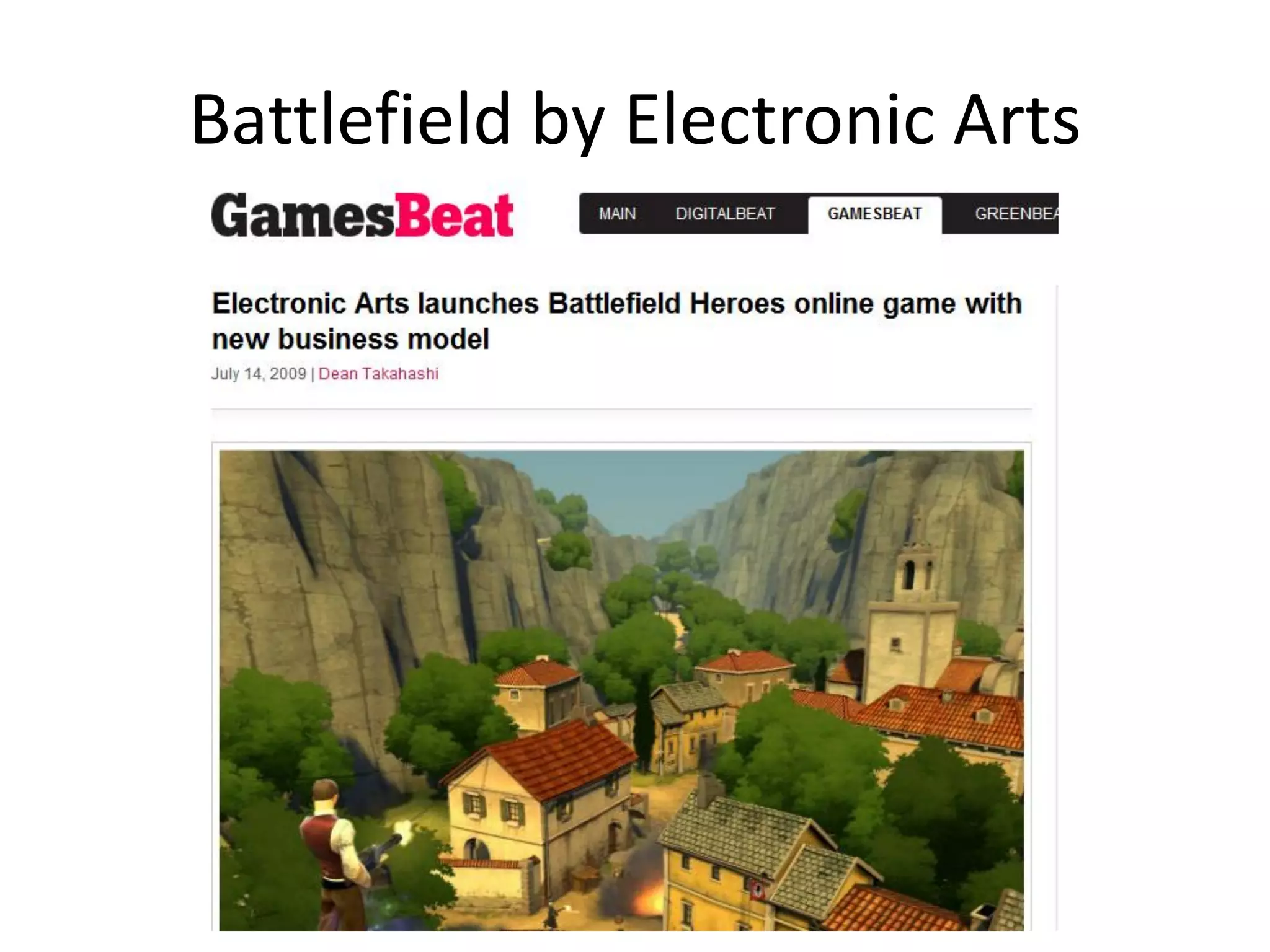 Battlefield by Electronic Arts
 