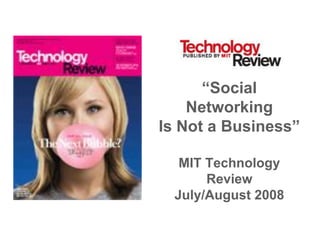 Mobile Social Networks Best Practices from Asia
