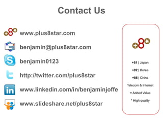 Mobile Social Networks Best Practices from Asia