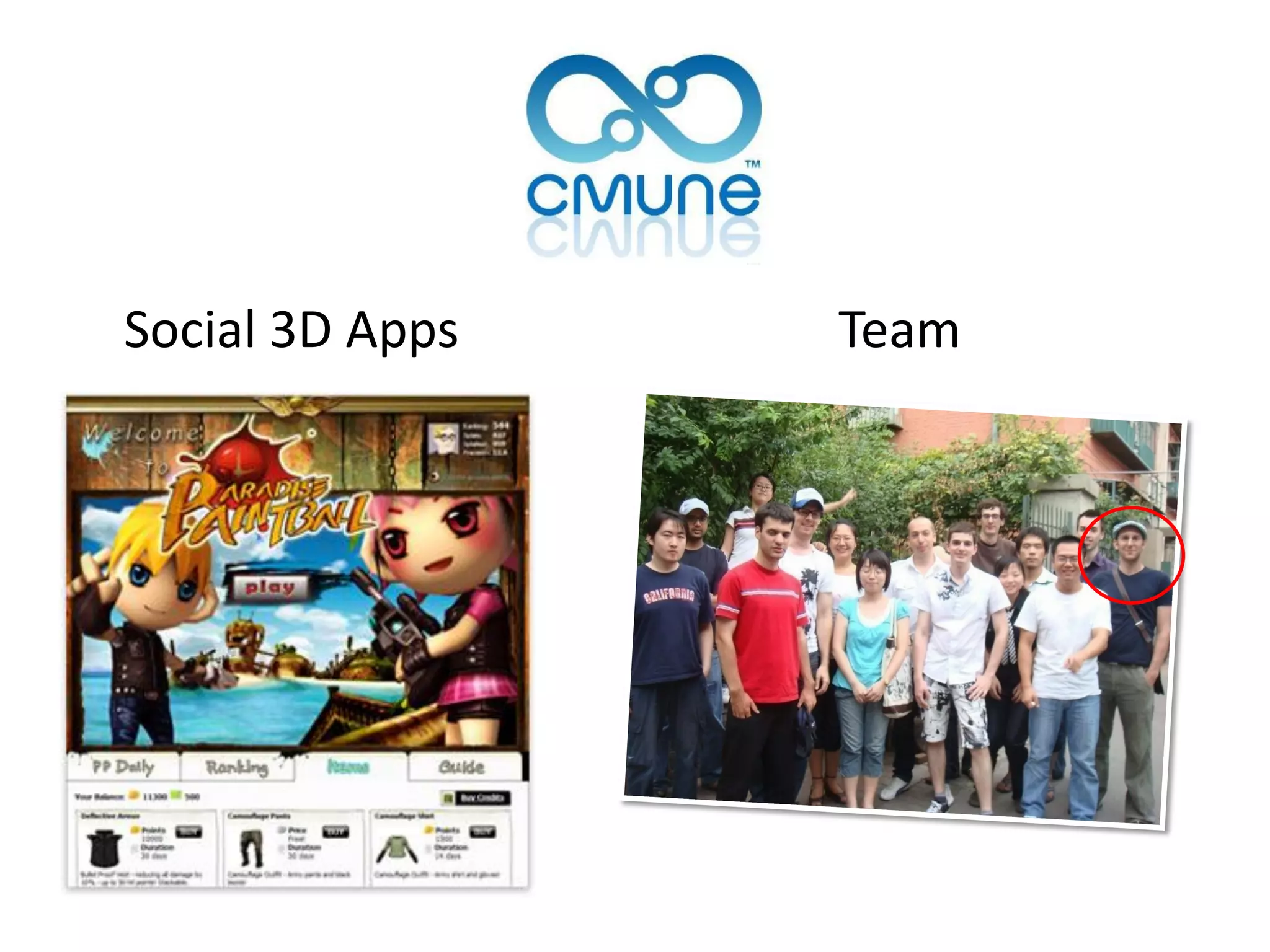 Social 3D Apps   Team
 