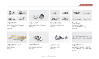 PlusDent Catalog Orthodontic Products 2017 Edition