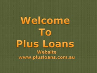 Plus Loans