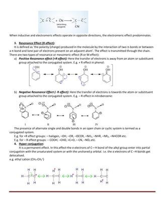 Plus R Effect Order PLus One Chemistry Chapter 8. Organic chemistry - some basic concepts.pdf