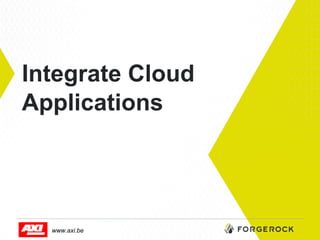 Integrate Cloud
Applications

www.axi.be

 