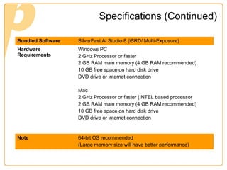 Silverfast Isrd Plustek OpticFilm 120 Product Introduction | PPT