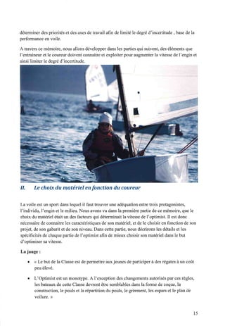 Plus vite en optimist