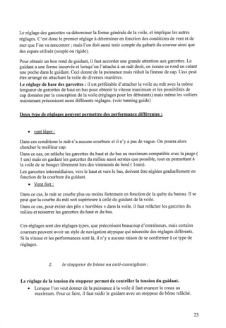 Plus vite en optimist