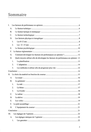 Plus vite en optimist