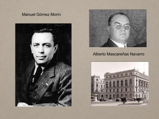 Manuel Gómez Morín
Alberto Mascareñas Navarro
 