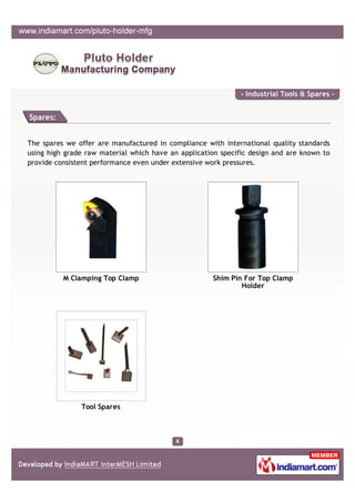 - Industrial Tools & Spares -


Spares:


The spares we offer are manufactured in compliance with international quality st...