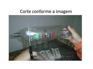 Corte conforme a imagem
 