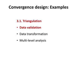 Méthodes de recherche mixtes PPT 